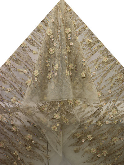 CLB161 - Big Handmade Organza 3D Lace