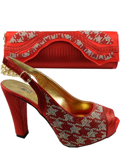 BGB2424 | Red | Bruno Giordano | Shoes & Bag | Empire Textiles