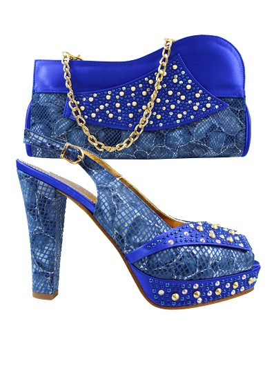 BGB2574 Royal Blue | Bruno Giordano | Shoes & Bag | Empire Textiles