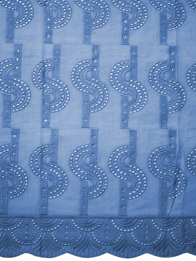 SPL698 - Perforated Voile Lace
