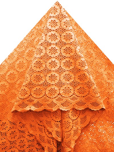 SLV551 - Big Perforated Voile Lace