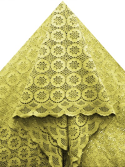 SLV551 - Big Perforated Voile Lace