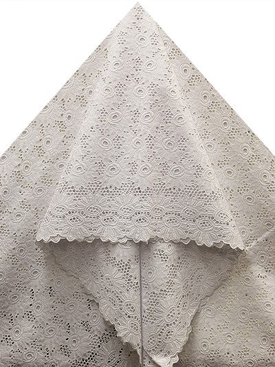 SLV555 - Big Perforated Voile Lace
