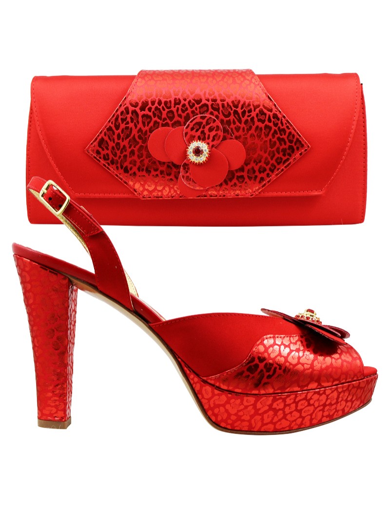 AYS1024- Red Leather  Anthony Shoes