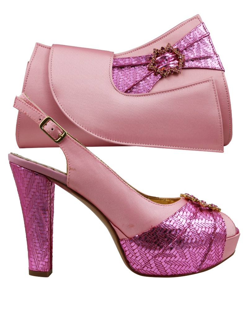AYS1043- Pink Leather  Anthony Shoes 