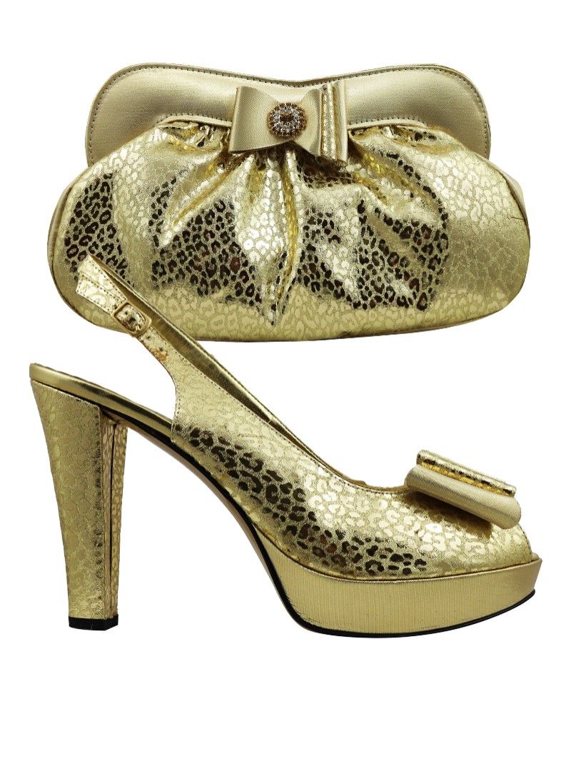 AYS1045 - Gold Leather  Anthony Shoes