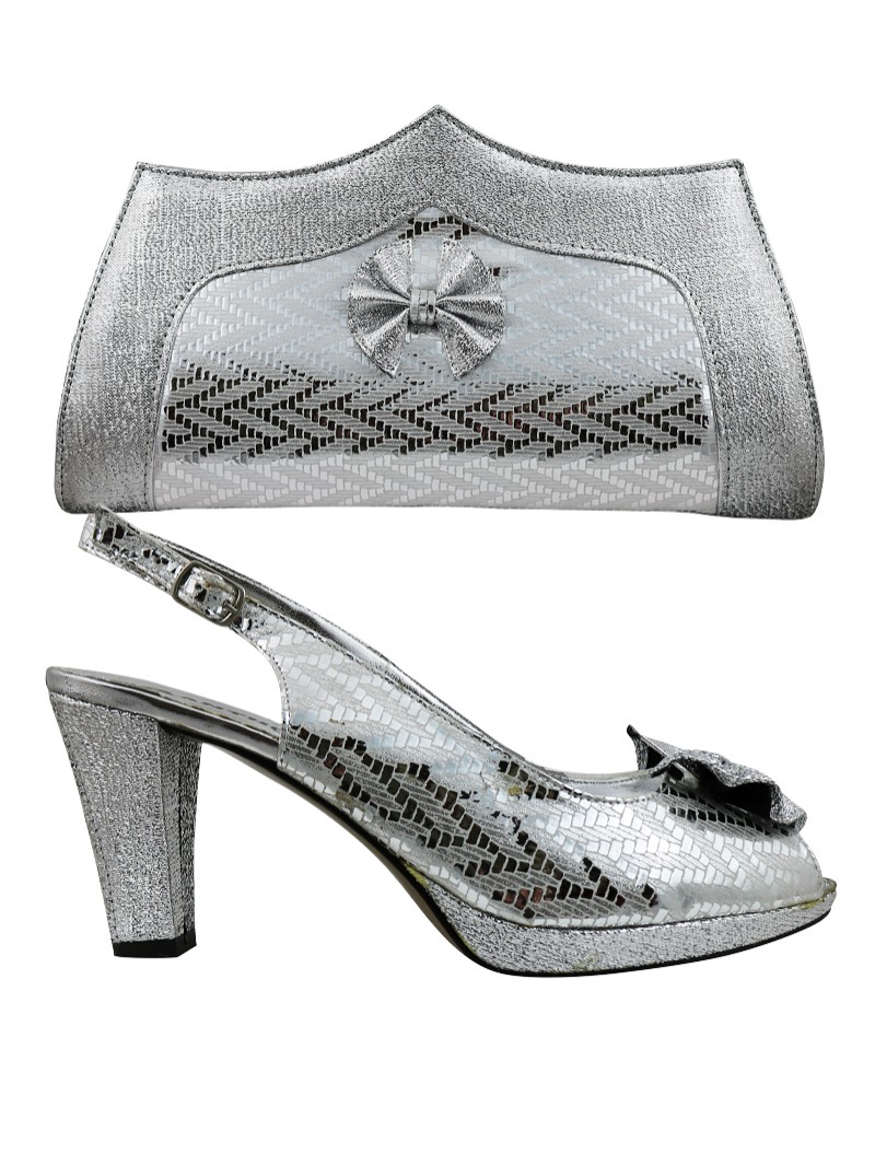 AYS1062- Silver Leather Anthony Shoes