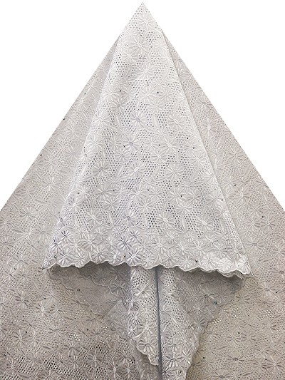 SLV570 - Big Perforated Voile Lace