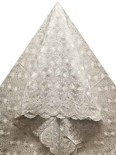 SLV576 - Big Perforated Voile Lace