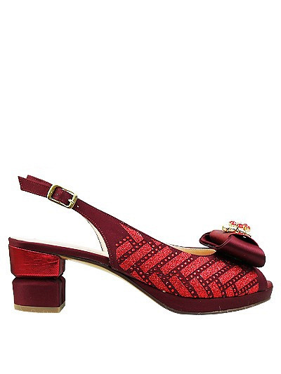 EDS1417 - Wine Enzo di Roma Shoe Only!!