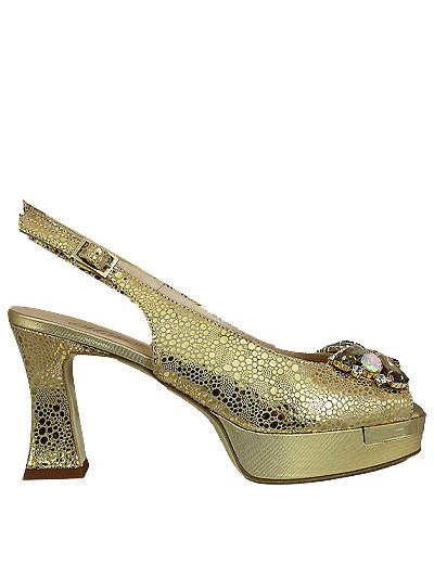 MTB328 - Gold Leather Marta Fabi Shoes Only