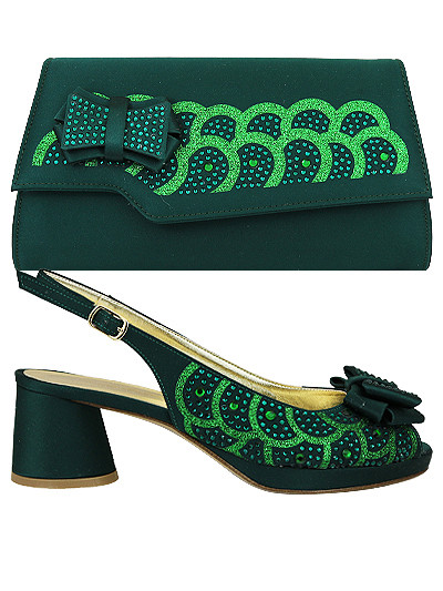 LCF785 - Bottle Green Lucia Fabiani