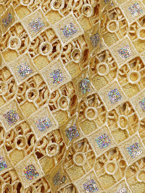 GIP075 -  Guipure Lace with Sequence