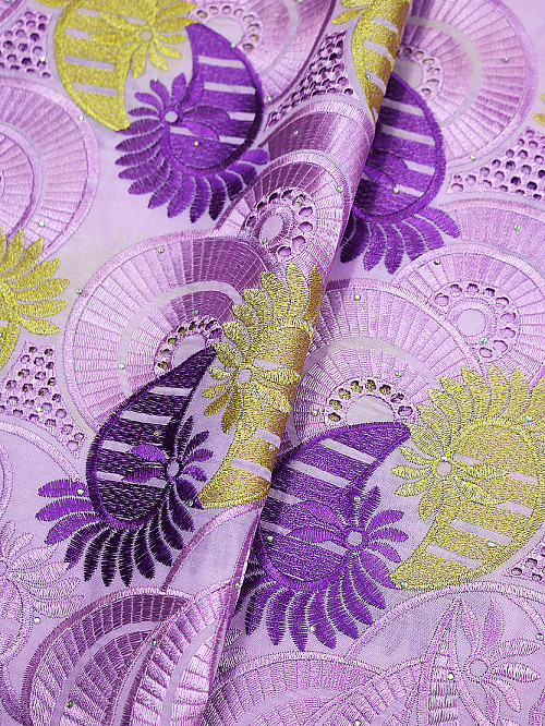 SLV595 - Perforated Voile Lace