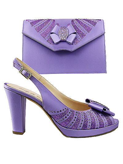 EDS1856 - Lilac Enzo di Roma Shoe & Bag