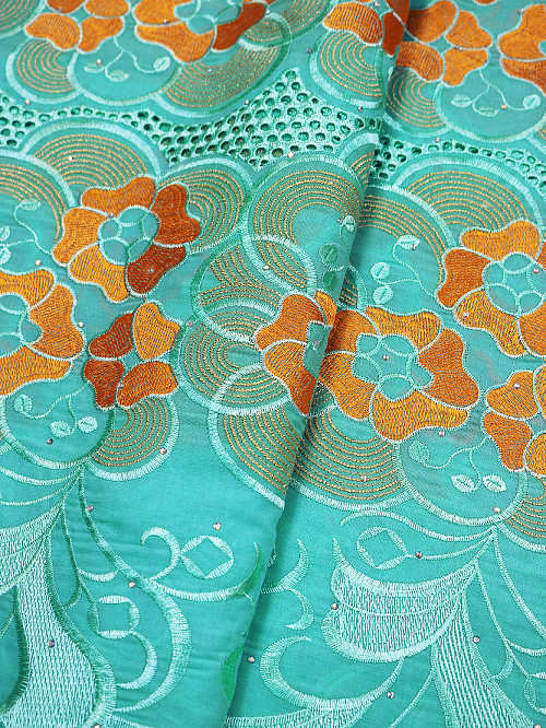 SLV603 - Perforated Voile Lace