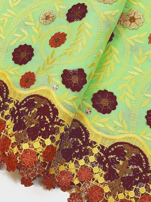 CLB234 - Big Voile Applique Lace