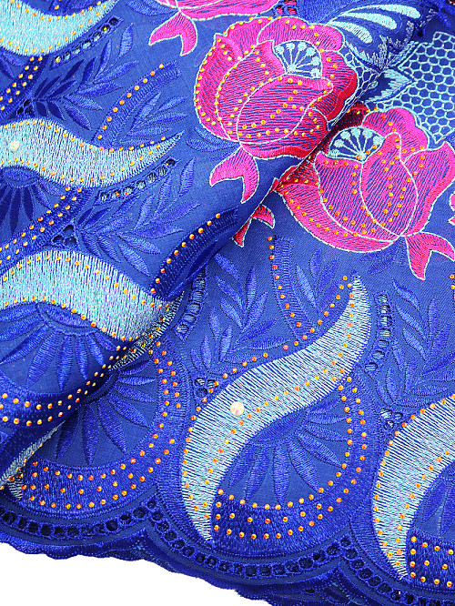 SLV615 - Perforated Voile Lace