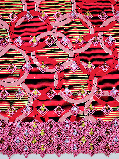 VLE361 - Vlisco Applique Lace