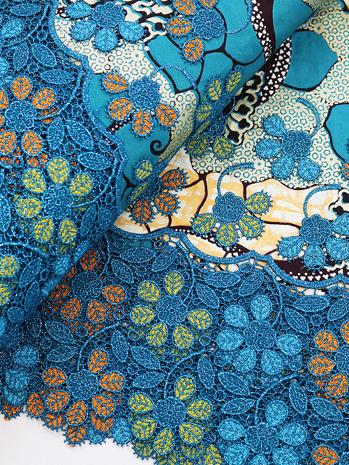 VLE365 - Vlisco Applique Lace