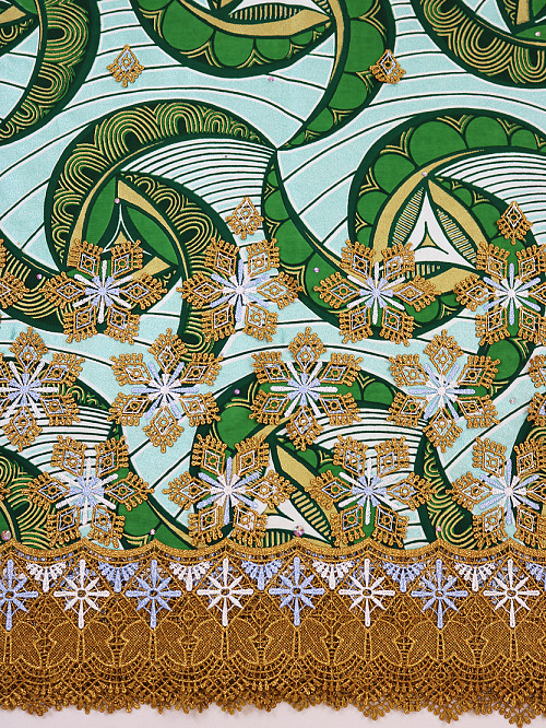 VLE374 - Vlisco Applique Lace