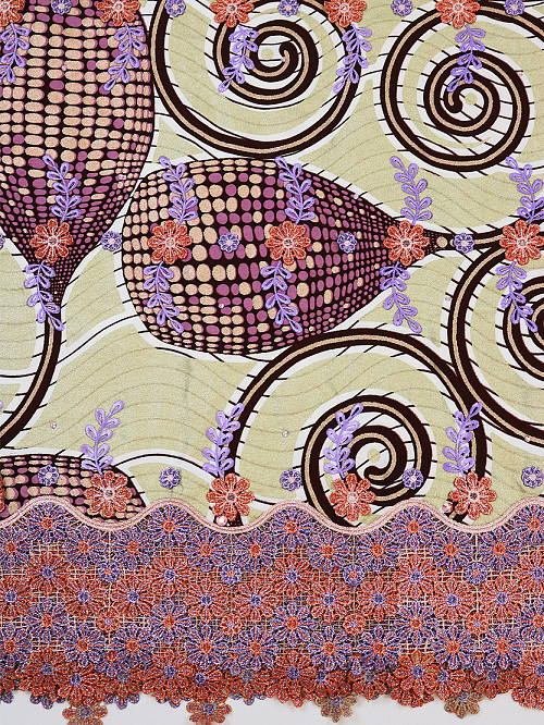 VLE380 - Vlisco Applique Lace