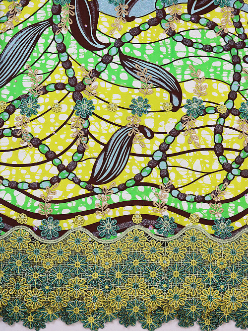 VLE381 - Vlisco Applique Lace
