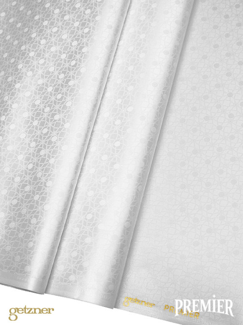 GPR525 - White - Premier Getzner Brocade