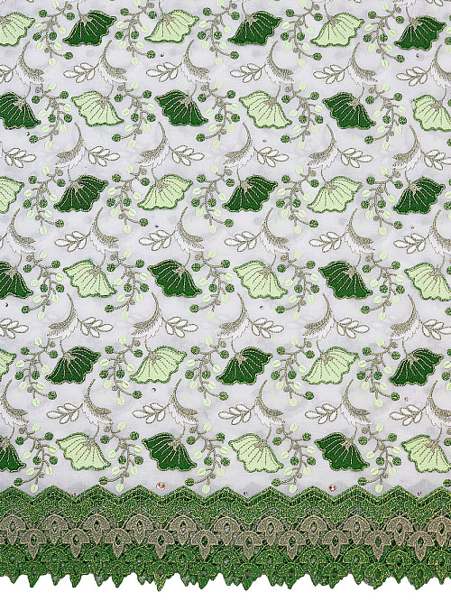 CLB243 - Big Applique Voile Lace