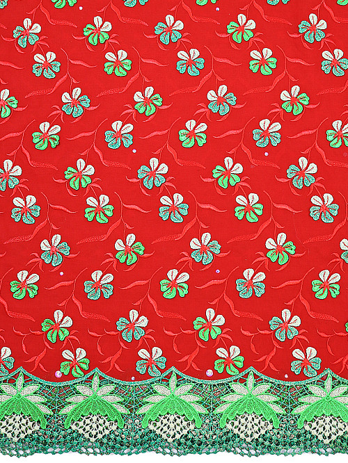 CLB244 - Big Applique Voile Lace