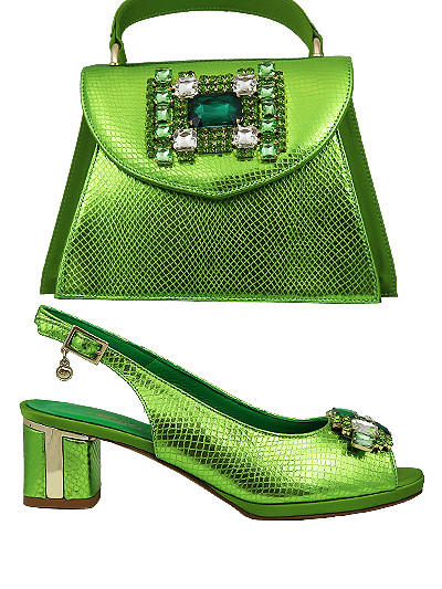 MTB523 - Lemon Leather Marta Fabi Shoes & Bag