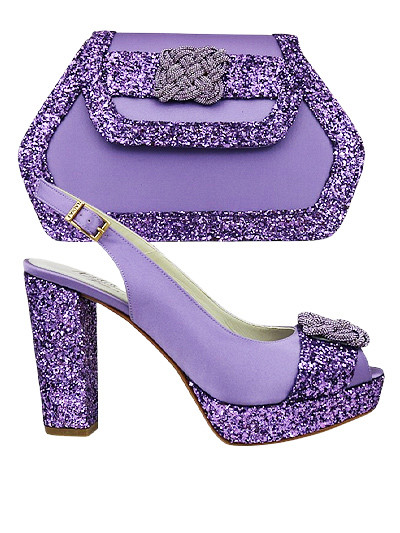 NFI623 - Lilac Nadia Ferri Shoes & Bag