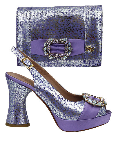 NFI631 - Lilac Nadia Ferri Shoes & Bag Copy