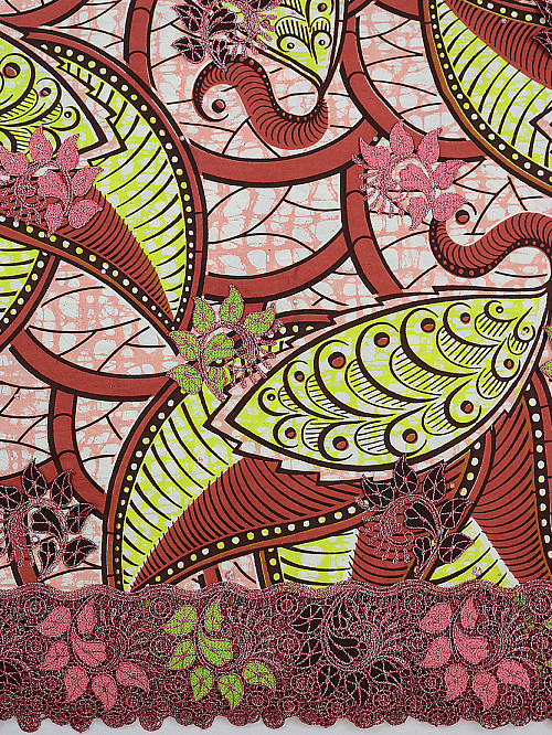 VLE393 - Vlisco Applique Lace
