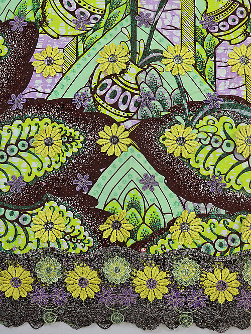 VLE394 - Vlisco Applique Lace