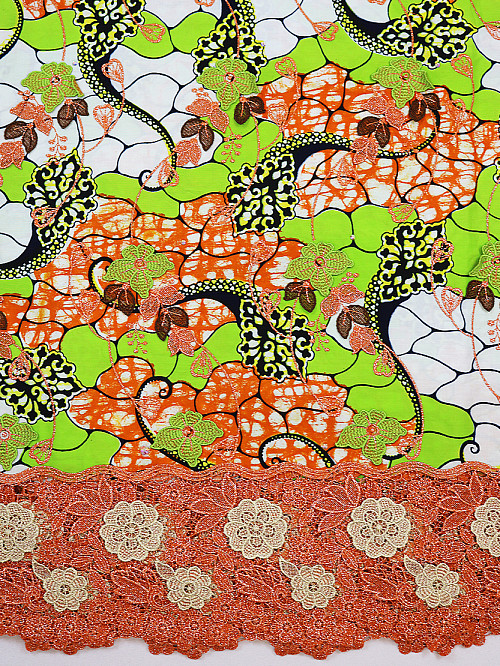 VLE395 - Vlisco Applique Lace