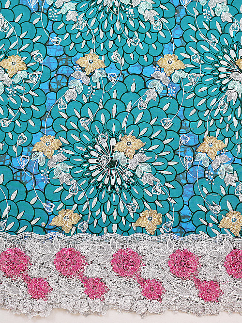 VLE398 - Vlisco Applique Lace