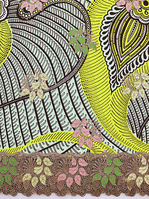 VLE399 - Vlisco Applique Lace