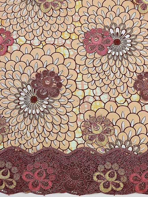 VLE402 - Vlisco Applique Lace
