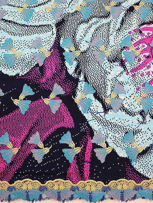 VLE419 - Vlisco Applique Lace