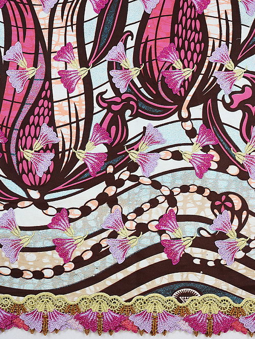 VLE424 - Vlisco Applique Lace