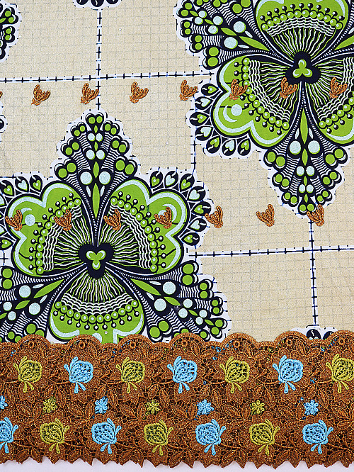VLE425 - Vlisco Applique Lace