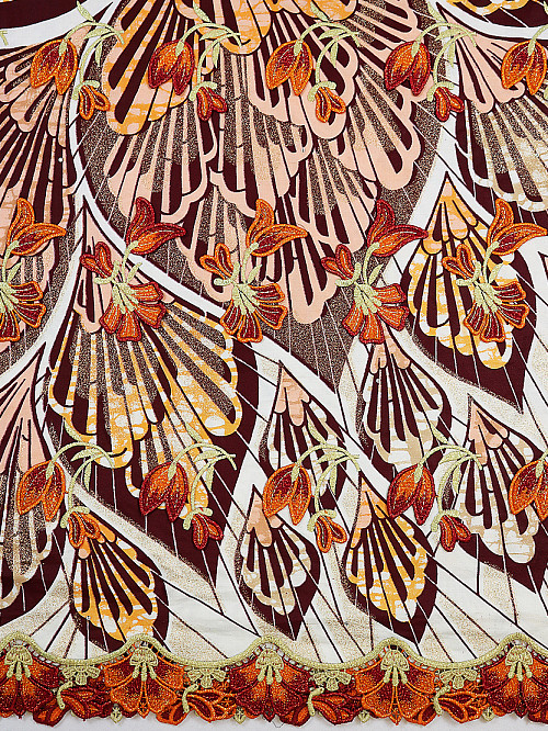VLE427 - Vlisco Applique Lace