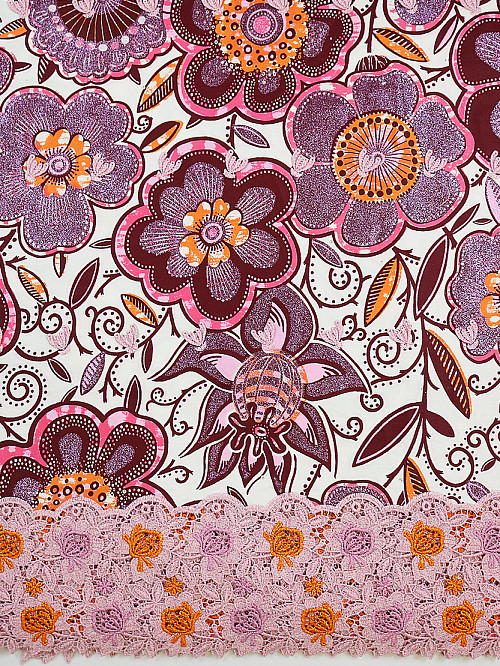 VLE429 - Vlisco Applique Lace