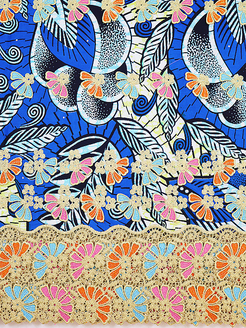 VLE430 - Vlisco Applique Lace