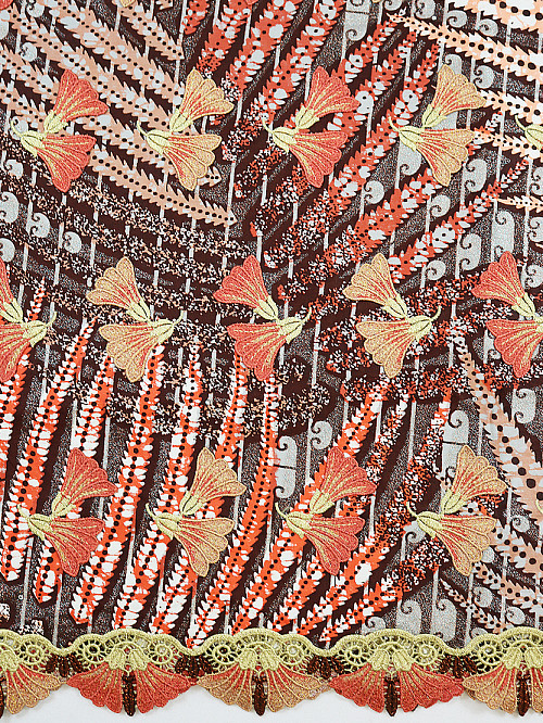 VLE431 - Vlisco Applique Lace