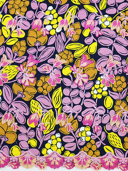 VLE433 - Vlisco Applique Lace