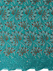 TOS - Teal, Burnt Orange & Silver