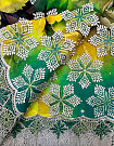 GRN - Green, Yellow & Cream